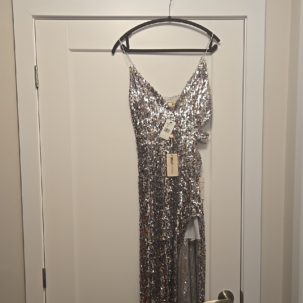 For Love & Lemons Multicolor Sequin Dress